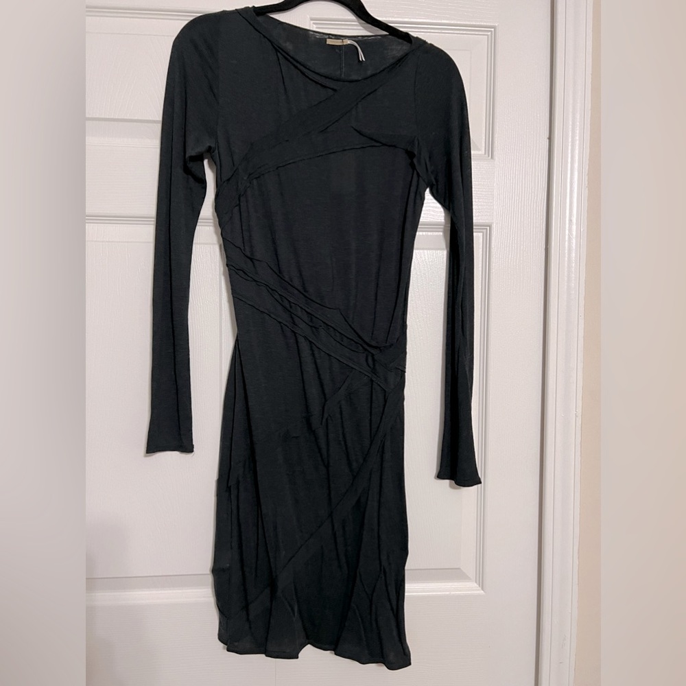 Max Studio gauze body con dress